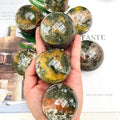 Lodolite Quartz Garden Quartz Sphere Phantom Crystal Ball for Home Decoration