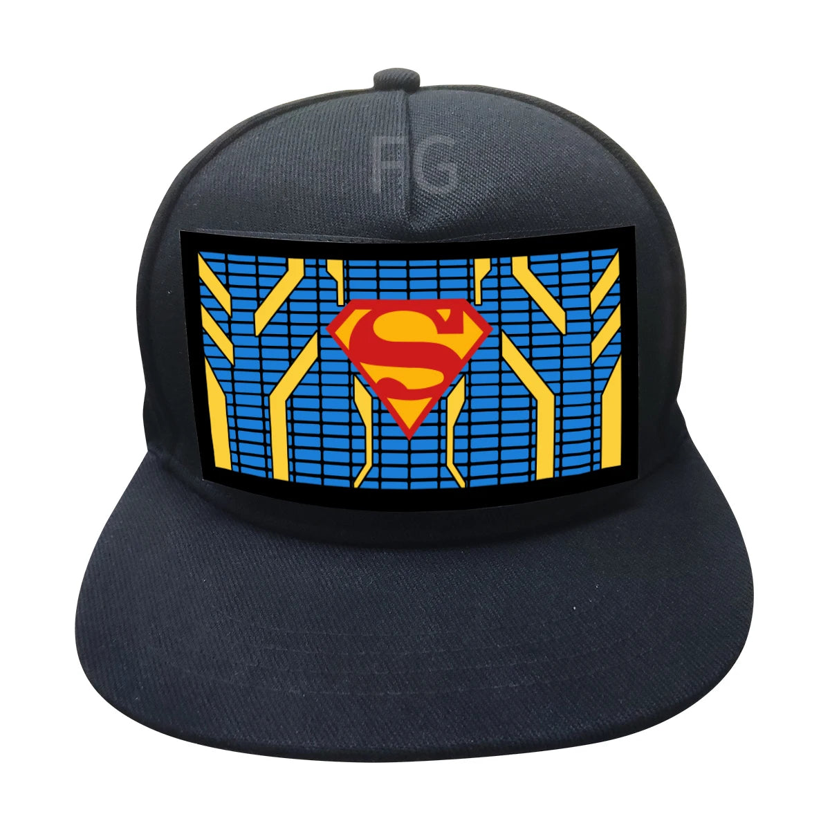 Party Favor Led Sound Activated Cap Light up Neon Led Baseball Cap EL Cap 002 EL Lighting Finegreen 20*14cm CN;GUA