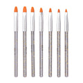 Nail Art Sequin Crystal Pen Set 7-Piece Nylon Brush Material for Professional Nail Art Design