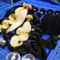 Raw Unprocessed Raw Virgin Temple Hair Bundle Cambodian Virgin Cuticle Aligned Hair 12 a No Tangle No Shedding Double Drawn Hair