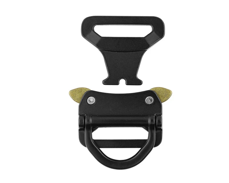 China Factory 26mm Quick Release Metal Buckle for Detachable Bag Buckle Hardware Handbag Tactical Buckles