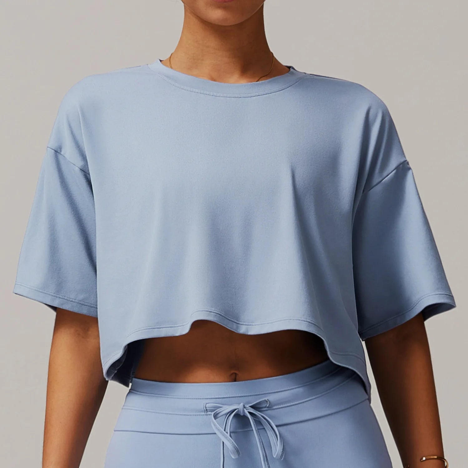 Workout Clothing Sports T Shirt Short Sleeve Top Fitness Woman T Shirts Yoga Crop Top for Women