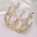 New Design Birthday Party Crown Wedding Tiara Crown Hair Accessories Metal Crystal Rhinestone Full Round Crowns Tiara