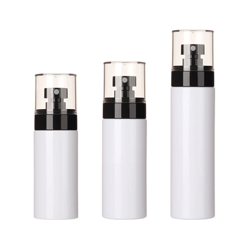 Wholesale Custom Plastic Spray Bottle 100ml 120ml 150ml Portable Cosmetic Plastic Bottle Packaging Lotion Plastic Bottle