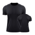 Loose Plus Size High Elasticity T-shirts Breathable Quick Dry T-shirts Outdoor Sports Fitness T-shirts for Men
