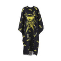 Customized Asian Style Hair Salon Pattern Baked Oil Apron Waterproof Printing Apron Salon Hairdressing Cape Cape