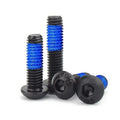 ISO7380 Black Half Round Head Hex Socket Glue Screws M3*x6mm Flat Round Head Pan Head Machine Screws