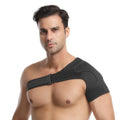 Hot Sale Adjustable Ergonomic Black Neoprene Shoulder Pads Breathable Double Pressure Removable Washable 100% Polyester Sports