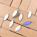 Wholesale Custom Sublimation MDF Earrings DIY Printing Leaf Shape Wood Blanks Woman Jewelry Guangdong