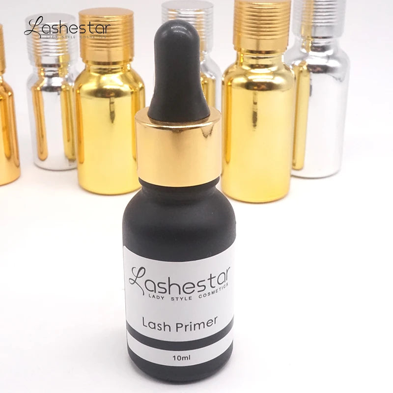 Lashestar Eyelash Extension Alcohol Free Gentle Primer Lash Cleanser Gold Bottle