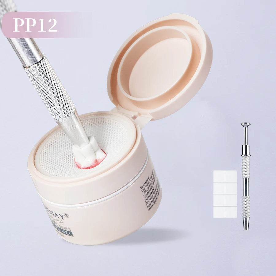 VINIMAY Original Creation Air Cushion Pat Pat Gel Nails Ombre Gel  24 Colors Create Various Styles Pat Painting Gel Nail Art Set