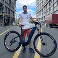 Cheap Carbon Fiber Aluminum Fork & Rim 20kg 29/27.5 Inch Mountain Bike with 350w Mid Drive E-Bike for Adults