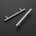 Modern Stainless Steel T-Bar Pull Handles Hardware for Bedroom Kitchen Bathroom Furniture-Cabinet Door and Drawer Knobs
