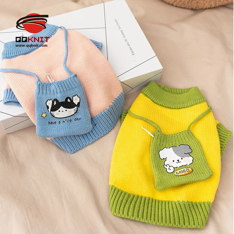 In Stock Autumn Fashion Pet Cat Dog Sweater Comfortable Warm Pet Pullover Clothes MegaBDM