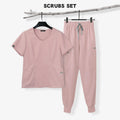 42050 in Stock Peach Collar Triathlon Suit Women Hot Selling Women Yoga Suit Sport Wear Active Wear Nurse Uniform Dress