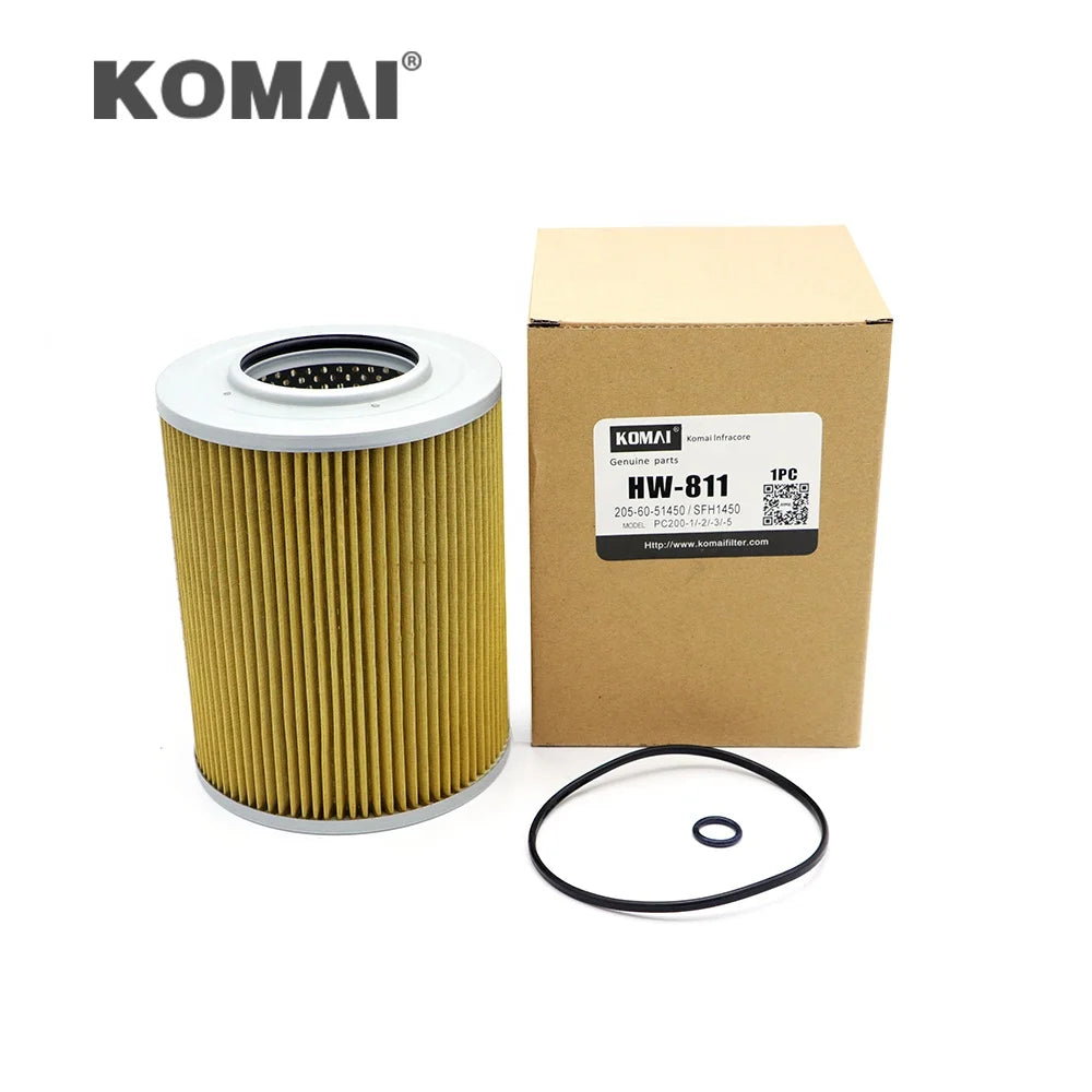 Fits for Komatsu Excavators Hydraulic Oil Filter Element 205-60-51450 205-60-51270