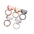 Handmade Leather Key Chain Hardware Tail Clip Key Chain Pendant Car Key Chain Accessories