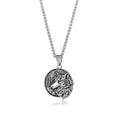 Wholesale Men Jewelry Stainless Steel Viking Nordic Celtic Wolf Necklace