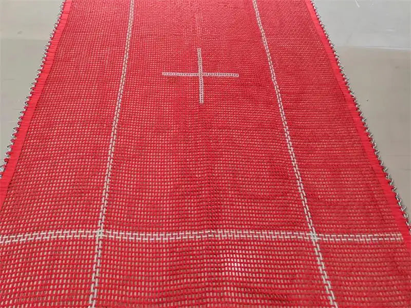 Best-selling Professional Red Gymnastics Trampoline Mat Fitness Training Trampoline Fabric