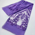 Tessuti Per Abiti Di Design Design Organic Stretch Flora Embroidery Dress Fabrics Sequin Woven Interlock Net Fabric