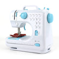 EU Stock Blue 505A Portable Sewing Machine with Double Speed for Beginners and Children Sewing Machine Simple and Easy to Use