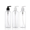 600ml Shampoo Transparent Plastic Trigger Pump Lotion Bottle with Screen Printing