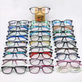 Ready Stock Wholesale Promotional Eyewear TR90 Square Glasses Frame Spectacle Optical Eyeglasses Frames