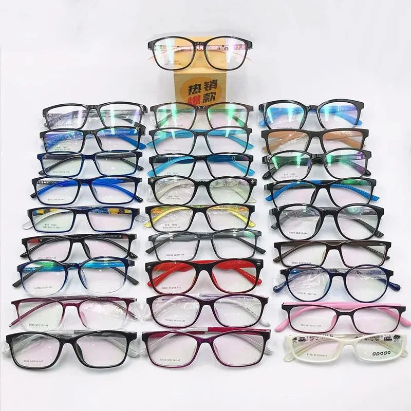 Ready Stock Wholesale Promotional Eyewear TR90 Square Glasses Frame Spectacle Optical Eyeglasses Frames