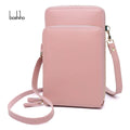 Boshiho Hot Sale Luxury Women's Mini Handbag Fashionable PU Leather Wallet Phone Bag