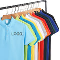 FUYI 2025 High Quality Cotton T-Shirt Custom Printed Short-Sleeved Work Clothes with POLO Logo