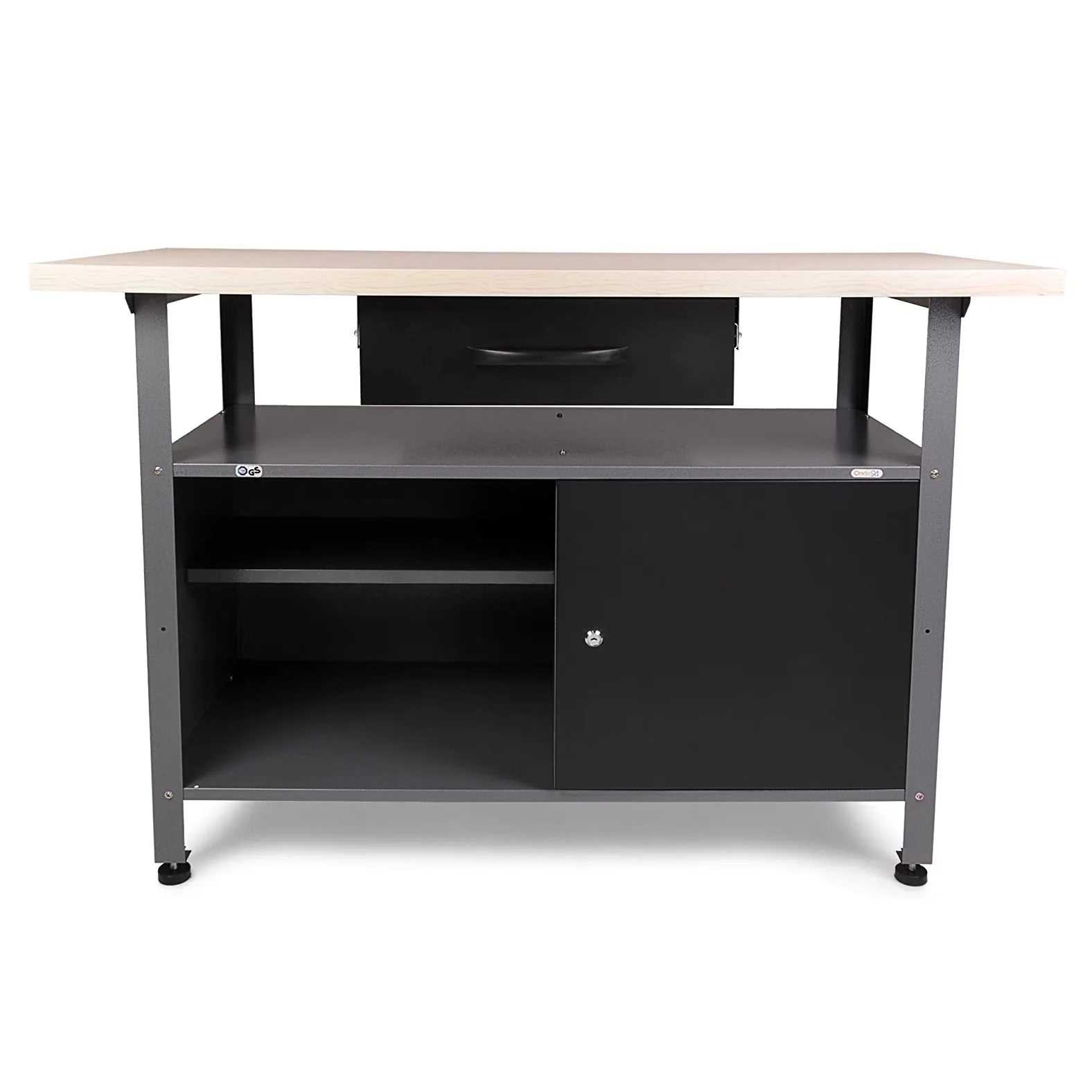 JZD Wholesale Garage Storage Workshop Bench Tool Table with 1 Drawer