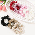 QIYUE Advanced Sense Point Drill Large Intestine Ring Scrunchies High Elastic Temperament Elastic Band Scrunchies