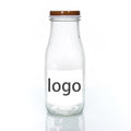 IDEA Glass Milk/Juice Bottle with Customizable Color Screw Cap Various Sizes 100ml-1L Clear Food Grade