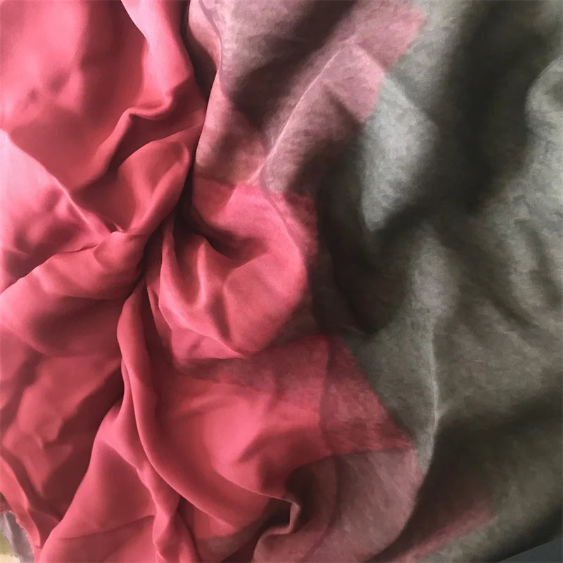 Pure Silk Habotai in Printing Silk Crepe in Printing Silk Satin Print