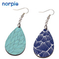 Double Sided  Earrings Special Hot Selling Heat Transfer Blank MDF Earrings Sublimation Earrings