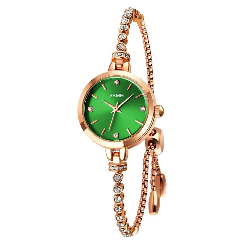 SKMEI New Romantic Style Ladies Watches Simple Female Girl Clock Luxury Thin Women Quartz Watch Waterproof Relogio Feminino 1854