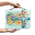 Latest Unisex Durable Leather Church Bag with Large Capacity Waterproof PU Bible Carrying Book Case Zipper Pocket and Handle