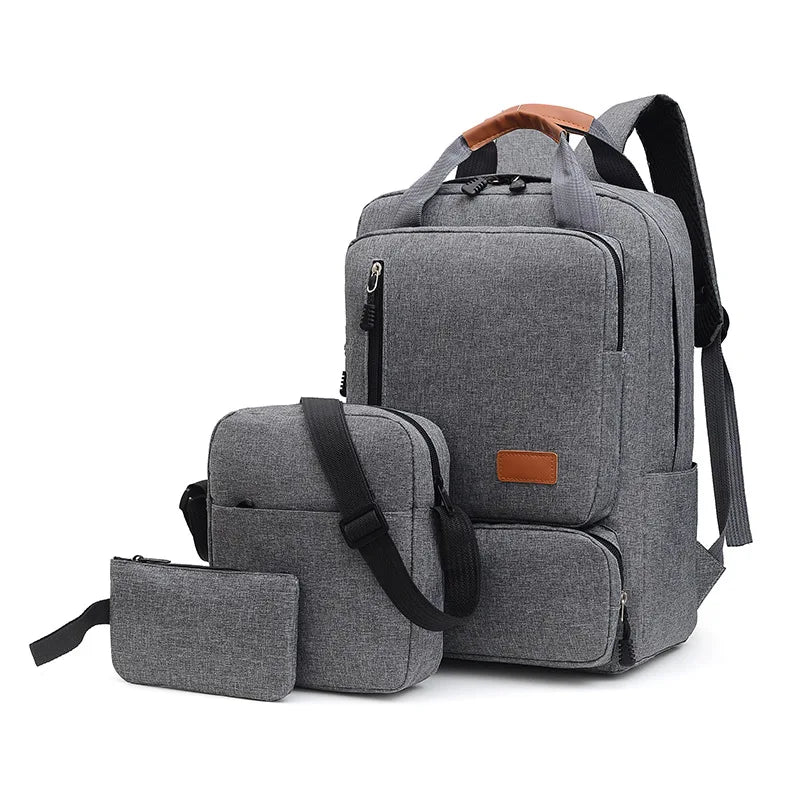 Customized Business Backpack Casual Large Capacity Oxford Cloth Computer Bag New Load Reducing College Student Backpack