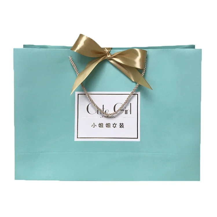 Custom Wholesale Design Cotton Rope Handle Recyclable Coated Luxury Packaging Shopping Bags for Clothing Shoes Magnetic Closure