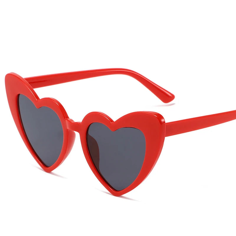 2022 New Arrivals Fashion Love Roses Sun Glasses Wholesale Cute Trendy Love Heart Shape Sunglasses