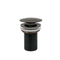 Modern Design Oil Rubbed Bronze Pop-up Drain Faucet with Overflow Sink Drain Stopper for Bathroom