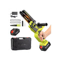 Cordless Chainsaw with Security Lock & Replacement Chain Mini Chainsaw Compatible With Battery Battery Powered for Camping