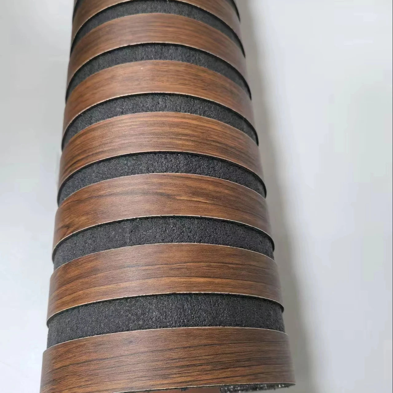 New Wall 3D WPC Wall Panel Mold Interior Home Ceiling Decoration Fluted Wooden Wall Panel Sticker