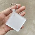 MDFSUB Eco-Friendly DIY Sublimation Printing Custom 4mm Thick Acrylic Keychain Blanks-Christmas Use