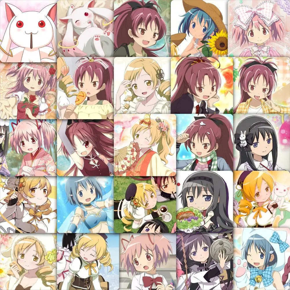 59PCS Anime Girl Puella Magi Madoka Magica sticker sheet