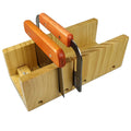 Silicone Eco-friendly Non-stick Wavy & Straight Scraper Included Soap Making Tool Wooden Box Cutting Slicer Cutter