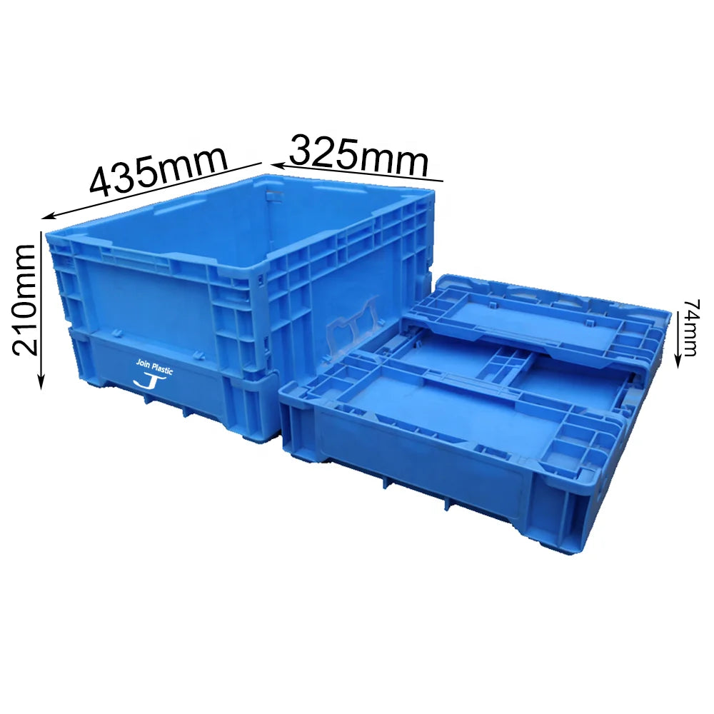 JOIN Plastic Folding Storage Box Collapsible Container Portable Light Collapsible Container Stackable Moving Tote Bins