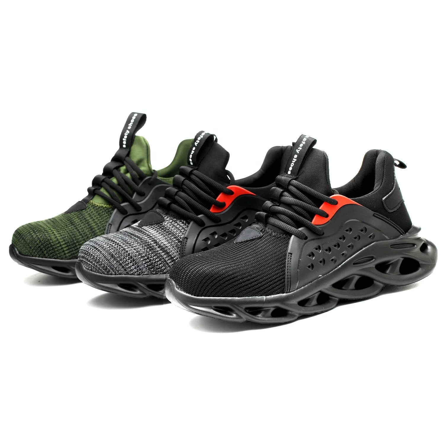 Dropshipping S1P Fashionable Women's Construction Sport Safety Shoes Low Cut Light Weight Steel Toe for Summer Work Manufacturer