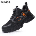 GUYISA  Orange New Sports Series Qualified Plastic Toe Cap 10KV Insulated Anti - Smash Anti - Pierce Foot protection Shoes