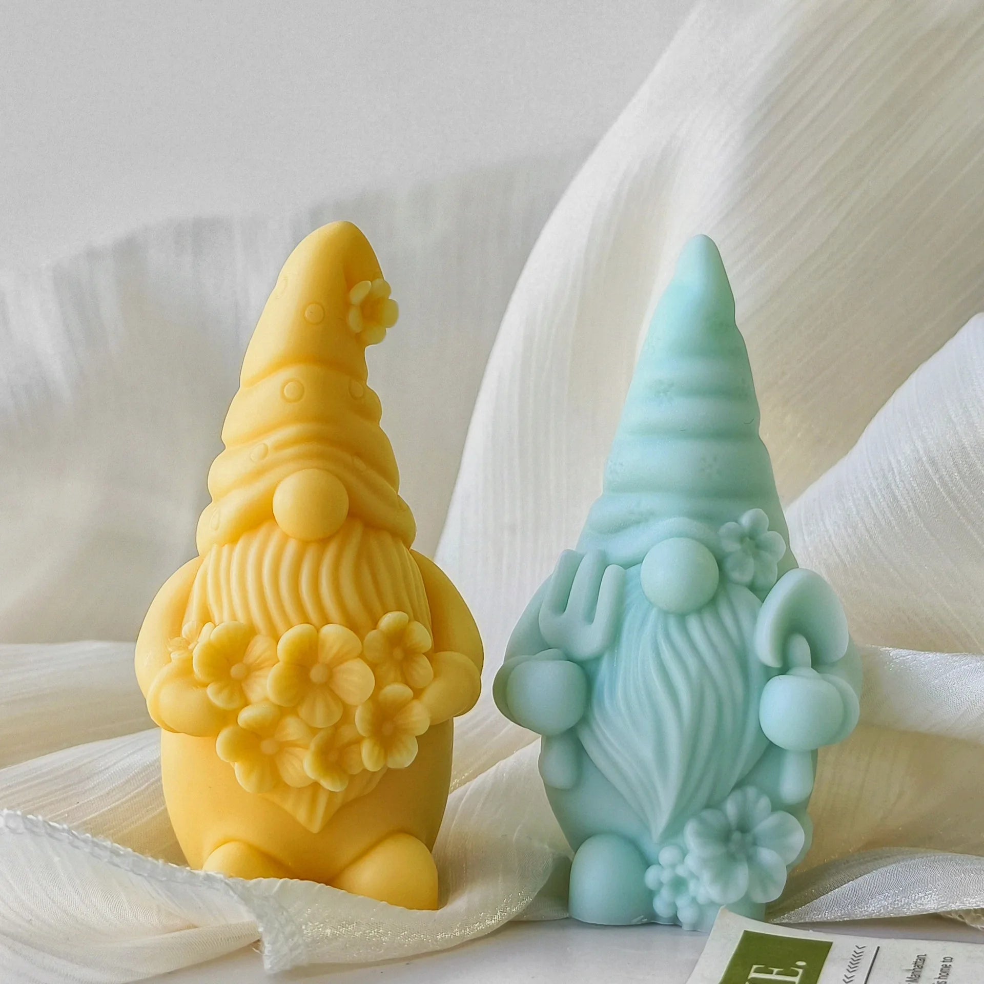 Dwarf Aromatherapy Candle Silicone Mould Diy Faceless Old Man Gypsum Ornament Decorations Mould